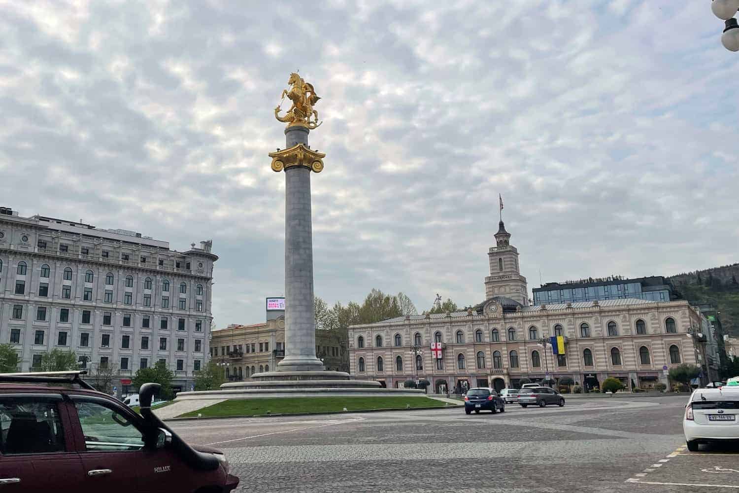 freedom square, tbilisi