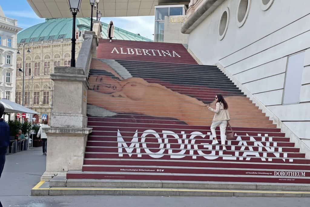 albertina stairs vienna