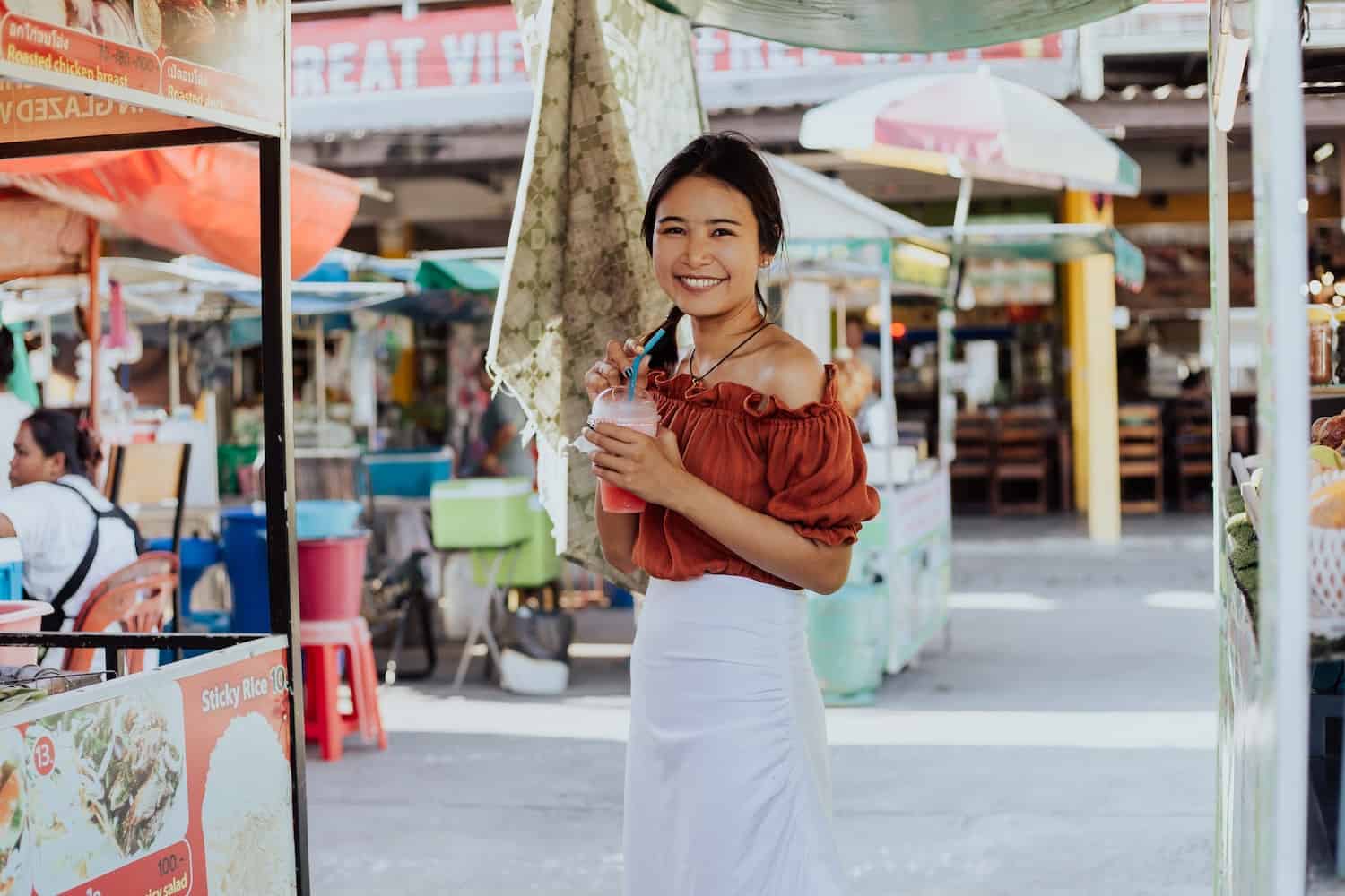 Thailand woman smiling
