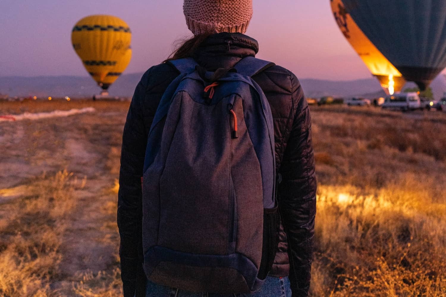 travel with just a backpack